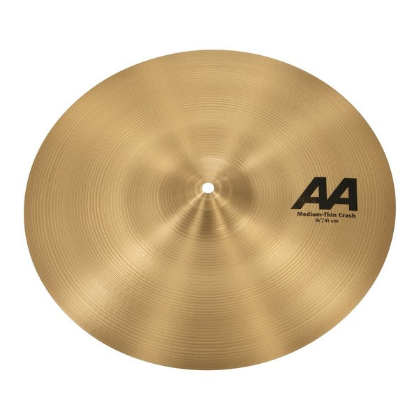 Sabian AA 16'' Medium-Thin Crash Cymbal - alternative angle