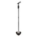 Ultimate Support LIVE-SB Microphone Stand With Stackable Base - Full Stand in Use