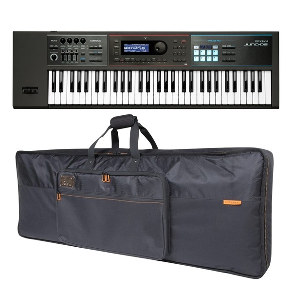 Roland Juno-DS61 61 Key Portable Synthesizer with Bag - Full Bundle