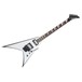 Jackson JS32 King V, White w/ Black Bevels - Angle