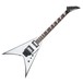 Jackson JS32 King V, White w/ Black Bevels - Front