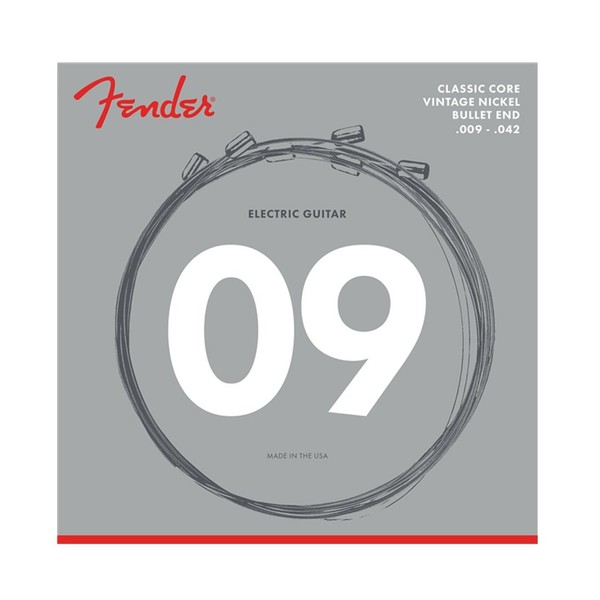 Fender Classic Core Nickel 3155L Bullet End, 9-42