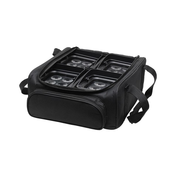Equinox Colour Raider Uplighter Pack, Carry Bag, Open