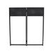 Equinox Combi Booth Foldable DJ Booth System, Sides Folded
