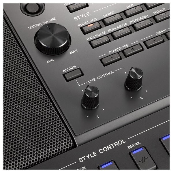 Yamaha PSR SX700 Digital Arranger, Live Control