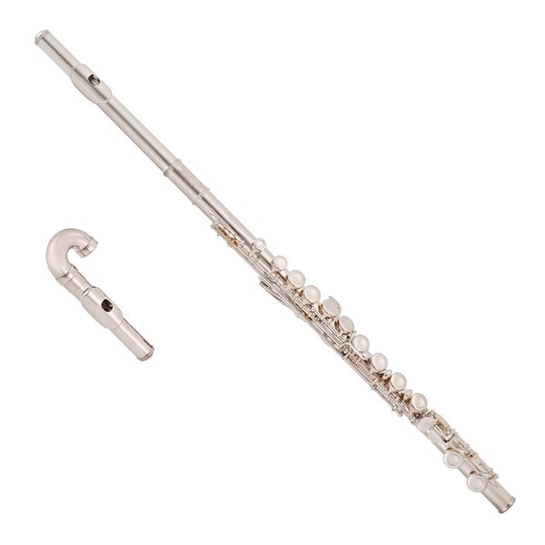Armstrong FL650-2 Beginner Flute, Curved and Straight Head
