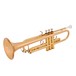 Yamaha YTR6335RC Commercial Bb Trumpet, Lacquer angle