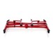 Frameworks GFW-KEY-5100XRED Deluxe 2-Tier X-Style Keyboard Stand, Red, Folded
