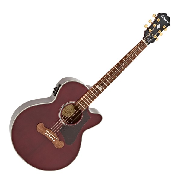Epiphone EJ-200SCE Coupe Electro Acoustic, Wine Red main