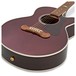 Epiphone EJ-200SCE Coupe Electro Acoustic, Wine Red close