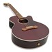 Epiphone EJ-200SCE Coupe Electro Acoustic, Wine Red angle