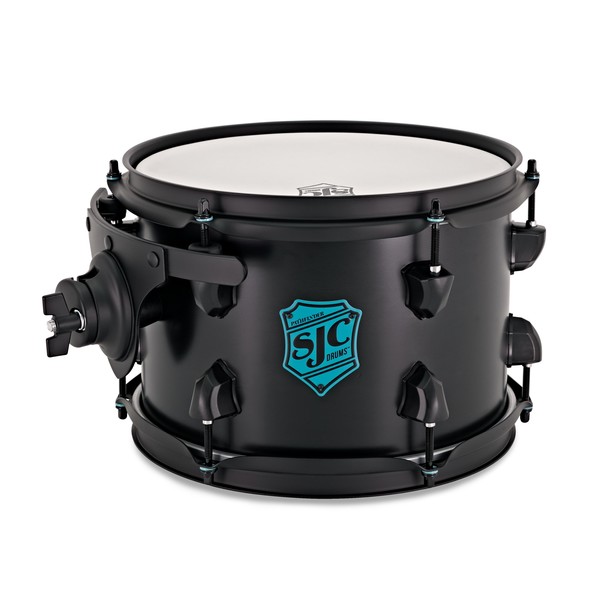 SJC Drums Pathfinder Rack Tom 10x7 Midnight Black Satin, Black HW main