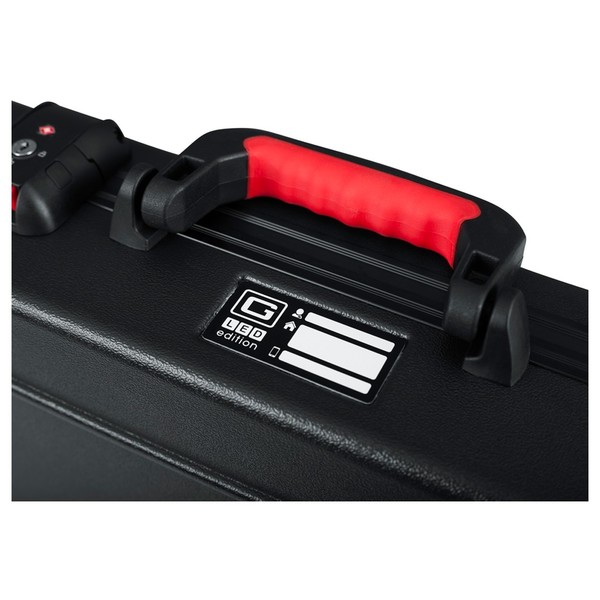 Gator GTSA-GTRBASS-LED LED Edition Moulded Case for Bass Guitar - ergonomic handle