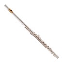 Yamaha YFL372 Flute, Silver Headjoint, Gold Lip Plate, Open Hole