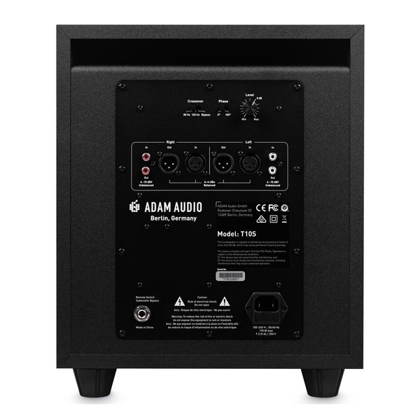 Adam Audio T10S Subwoofer - Rear