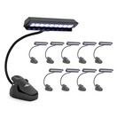 Paquete de 10 Luces para Atril de Gear4music, 9 LED