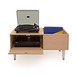 Turntable and Records Table by Gear4music