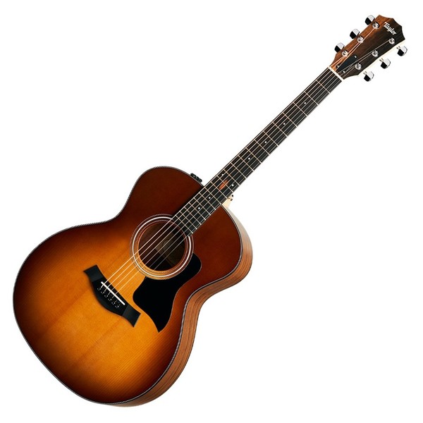 Taylor 114e Walnut Electro Acoustic, Satin Sunburst  - Front View