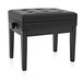 Deluxe Piano Stool with Storage by Gear4music