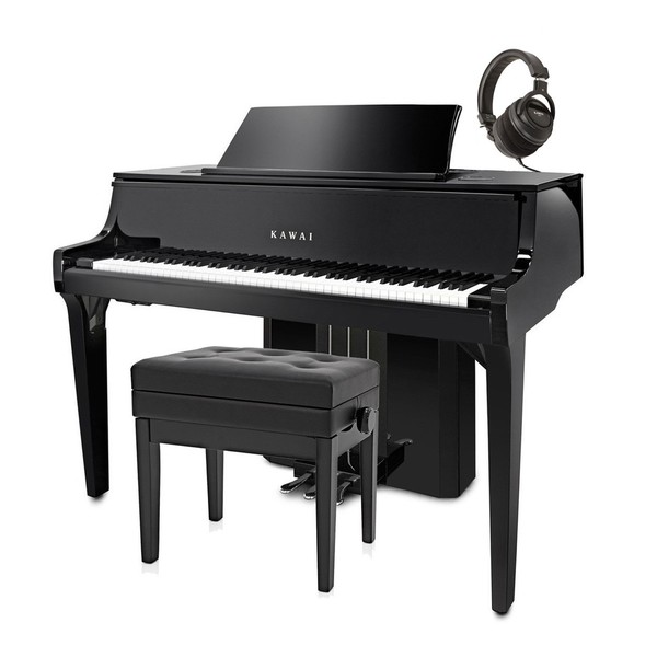 Kawai Novus NV10 Hybrid Digital Piano Package, Polished Ebony