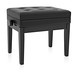 Deluxe Piano Stool with Storage by Gear4music