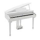 GDP-200 Piano de Cola Digital Gear4music, Blanco Brillo