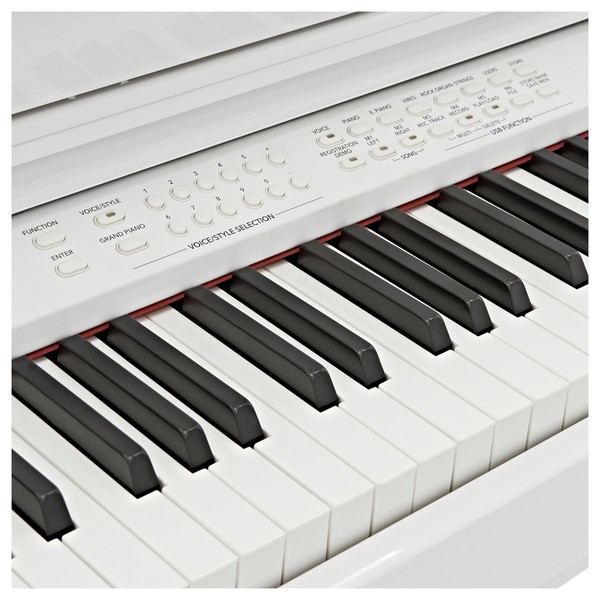 GDP-200 Digital Grand Piano by Gear4music, Gloss White