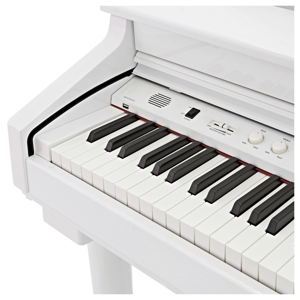 GDP-200 Digital Grand Piano by Gear4music, Gloss White