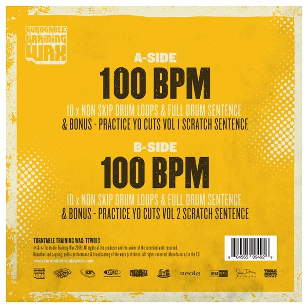 TTW Records Drum Loops rear 