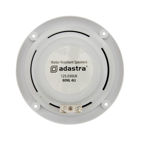 Adastra OD5-W4 5'' Water-Resistant Speakers, 4 Ohm, White, Rear