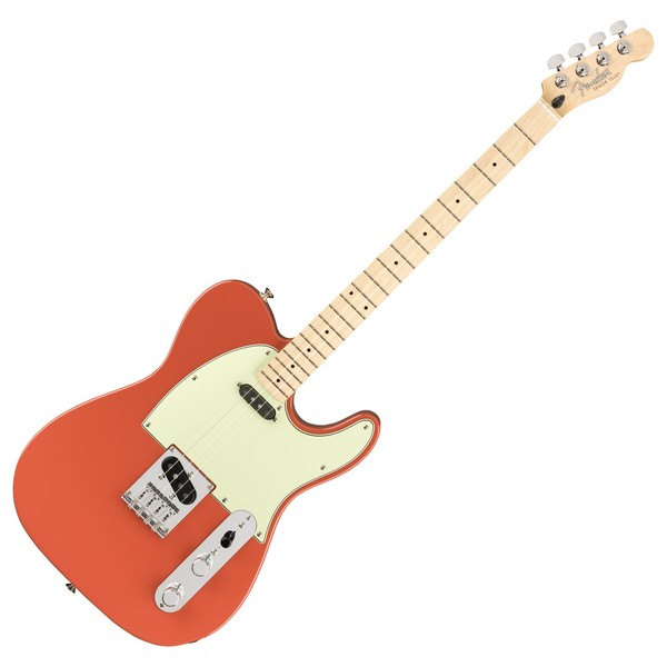 Fender Tenor Telecaster Electric Ukulele MN, Fiesta Red