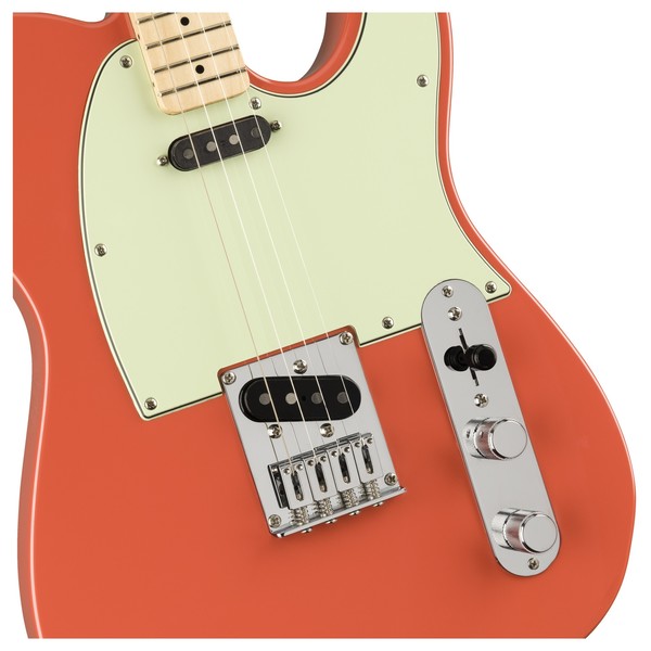 Fender Tenor Telecaster Electric Ukulele MN, Fiesta Red - body