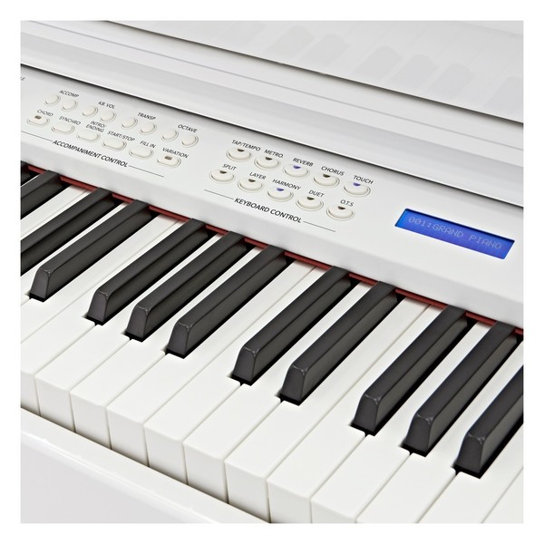 GDP-200 Digital Grand Piano by Gear4music, Gloss White