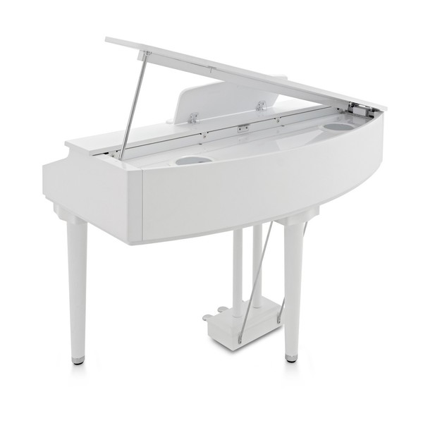 GDP-200 Digital Grand Piano by Gear4music, Gloss White