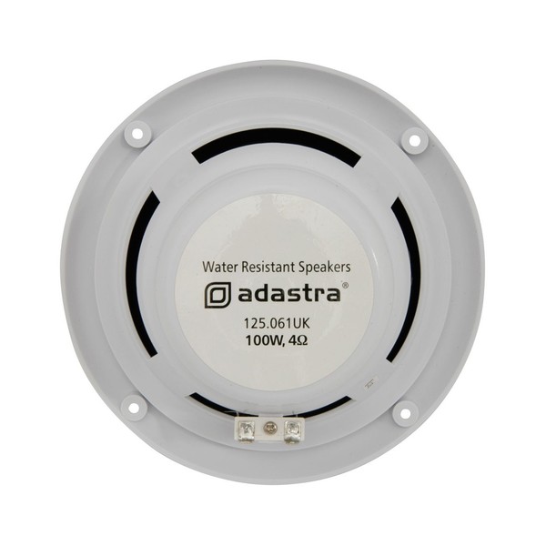 Adastra OD6-W4 6.5'' Water-Resistant Speakers, 4 Ohm, White, Rear