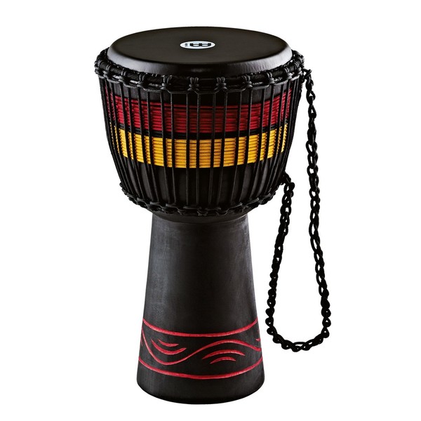 Meinl African Style Fire Series 10'' Rope Tuned Wood Djembe, M