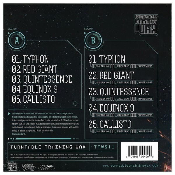 Zucknell Unleashed Scratch Record - Rear