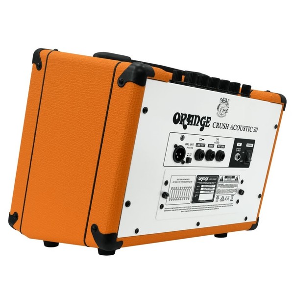 Orange Crush Acoustic 30 1x10 Acoustic Combo - Back angle 