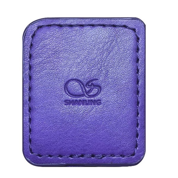 Shanling M0 Leather Case, Purple - Front
