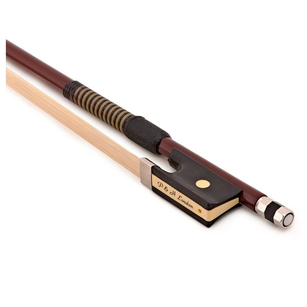 P & H Violin Bow Fibreglass Natural Hair 3/4, Frog