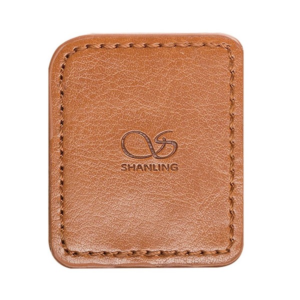 Shanling M0 Leather Case, Brown - Front