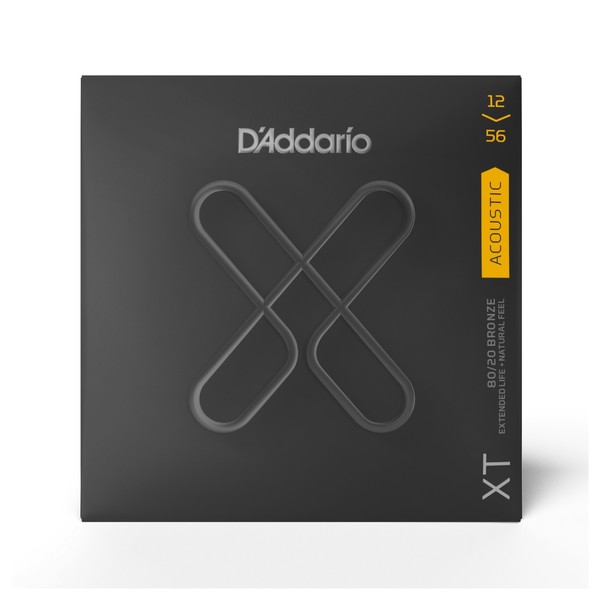 D'Addario XT 80/20 Bronze Acoustic Strings, 12-56