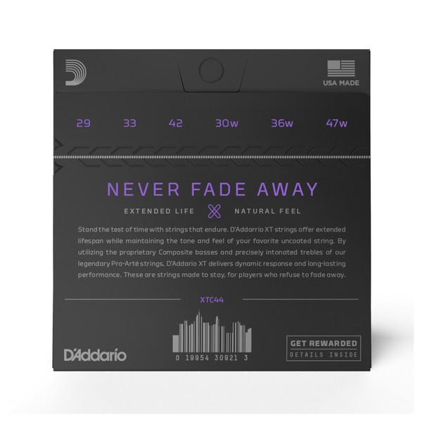 D'Addario XT SPC Classical Strings, Extra Hard Tension - back