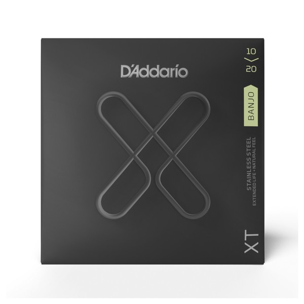 D'Addario XT Stainless Steel Custom Light Banjo Strings, 9.5-20