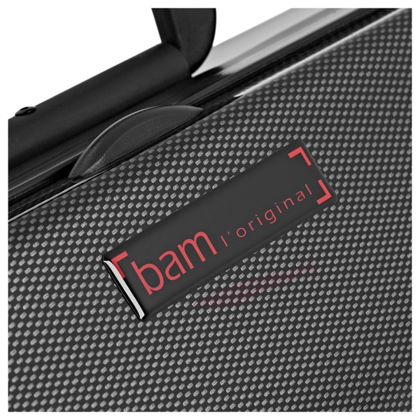 BAM 2002XL Hightech Shaped Violin Case, Black Carbon logo