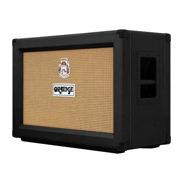 Orange PPC212 2x12 Closed Back Speaker Cab, Black - front left