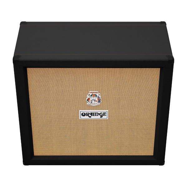 Orange PPC412 4x12 Closed Back Speaker Cab, Black - top slant
