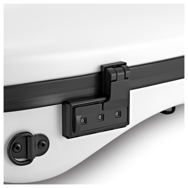 BAM 2000XL Hightech Slim Violin Case, White lock
