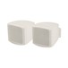 Adastra C25VW 2.5'' Compact Background Loudspeakers, White, Pair Front Angled