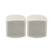 Adastra C25VW 2.5'' Compact Background Loudspeakers, White, Pair Front